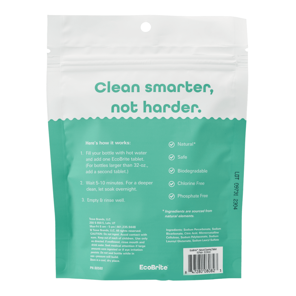 Bottle Cleaning Tablets Water Bottle MFHR1S7TGU